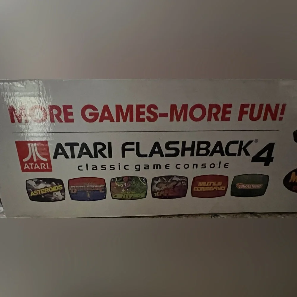 Games Atari Flashback 4 Classic Game Console 76 Built in games in Console BNIB